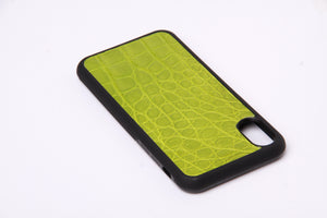 Real Crocodile Leather iPhone X Case - jranter