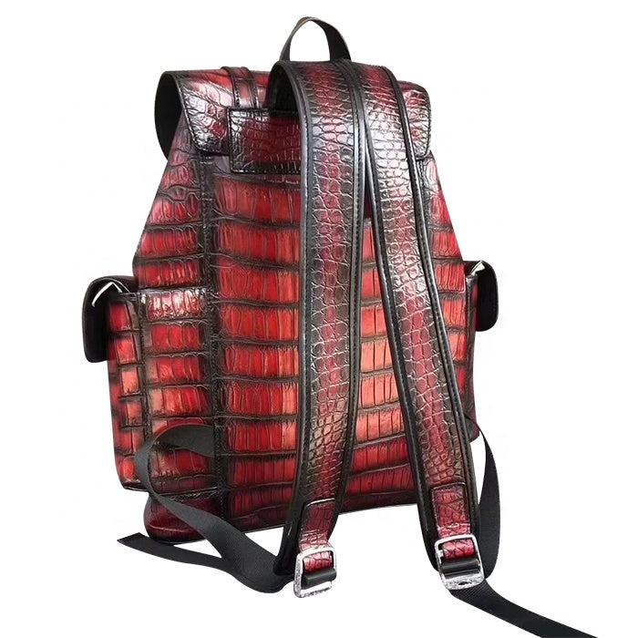 Genuine Crocodile Leather Backpack - jranter