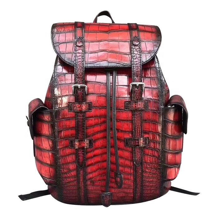 Genuine Crocodile Leather Backpack - jranter