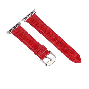 Genuine Lizard Leather Watch Band With Buckle - jranter