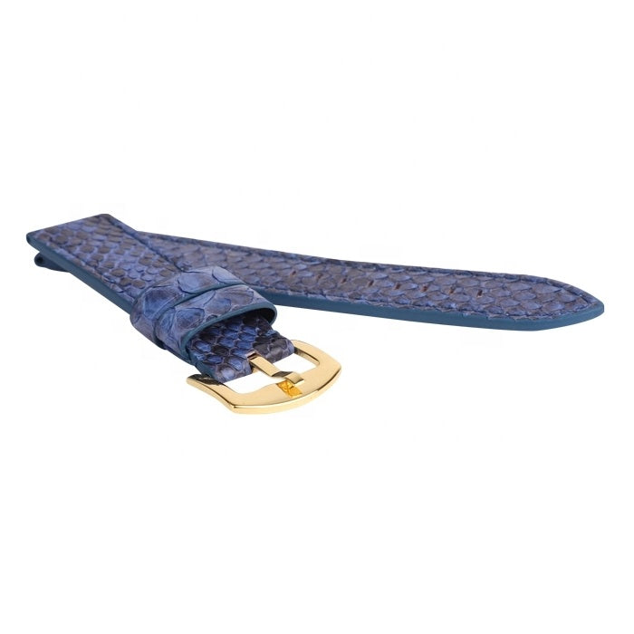 Genuine Blue Python Skin Watch Strap For Men/Women - jranter